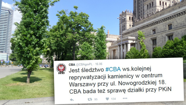 CBA prześwietla reprywatyzację. Na celowniku Nowogrodzka i Chmielna